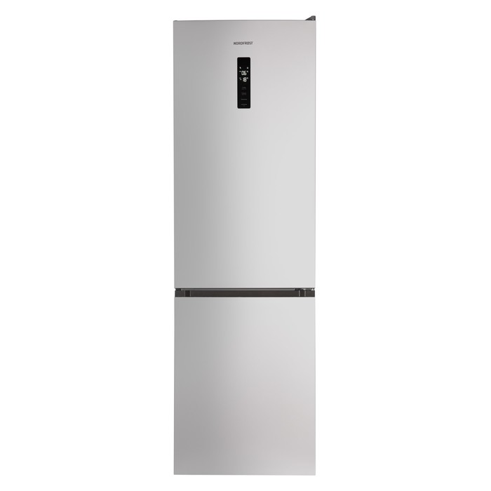 Холодильник NORDFROST RFC 350D NFS, двухкамерный, класс А+, 348 л, No Frost, серебристый - Фото 1