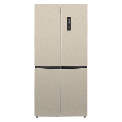 Холодильник NORDFROST RFQ 510 NFYm, двухкамерный, класс А+, 470 л, No Frost, бежевый