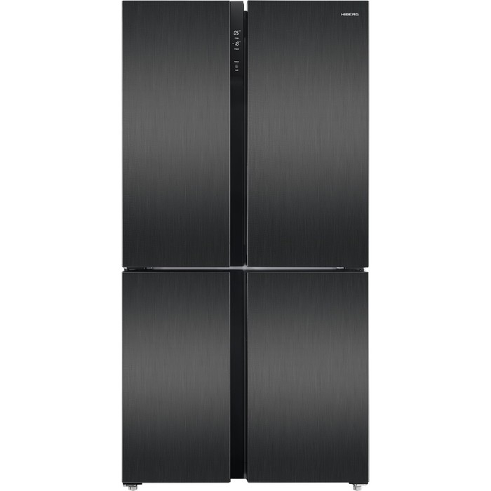 Холодильник HIBERG RFQ-500DX NFXd inverter, многокамерный, класс А+, 545 л, чёрный - Фото 1