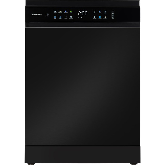 Посудомоечная машина HIBERG F68 1530 LB, класс А+++, 15 комплектов, 8 режимов, чёрная - Фото 1