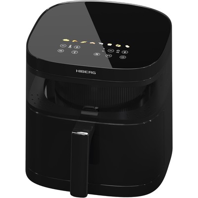 Аэрогриль HIBERG MGG 600 B, 2200 Вт, 80-200°C, 5.8 л, чёрный