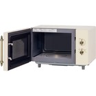 Микроволновая печь HIBERG VM-4582 YR, 900 Вт, 25 л, 5 режимов, бежевая - Фото 3