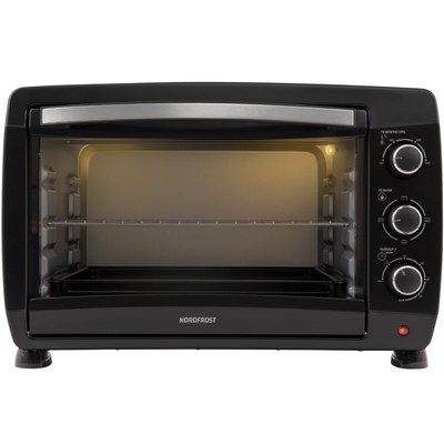 Мини-печь NORDFROST R 480 B, 2000 Вт, 48 л, 100-250°С, гриль, чёрная