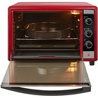 Мини-печь NORDFROST RC 450 ZR pizza, 2000 Вт, 45 л, 100-250°С, гриль, конвекция, красная - Фото 3
