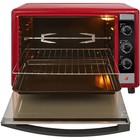 Мини-печь NORDFROST RC 450 ZR pizza, 2000 Вт, 45 л, 100-250°С, гриль, конвекция, красная - Фото 4