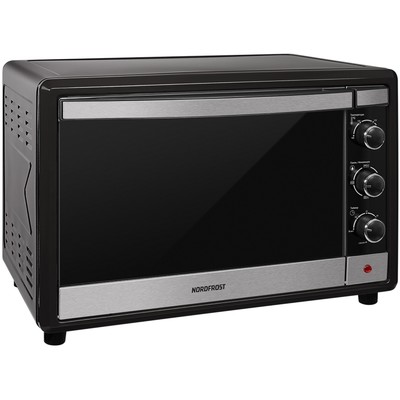 Мини-печь NORDFROST RC 450 ZB pizza, 2000 Вт, 45 л, 100-250°С, гриль, конвекция, чёрная