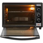 Мини-печь NORDFROST RC 450 ZB pizza, 2000 Вт, 45 л, 100-250°С, гриль, конвекция, чёрная - Фото 3