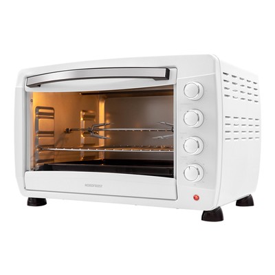 Мини-печь NORDFROST RC 450 W, 2000 Вт, 45 л, 100-250°С, гриль, конвекция, белая
