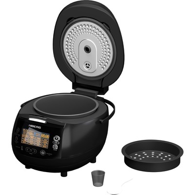 Мультиварка HIBERG MC 590 BB, 860 Вт, 5 л, 18 программ, керамическое покрытие, чёрная