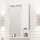 Зеркало шкаф Onika Харпер 52.01 для ванной комнаты, цвет белый глянцевый, правый, с подсветкой - Фото 3