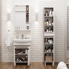 Зеркало шкаф Onika Харпер 52.01 для ванной комнаты, цвет белый глянцевый, правый, с подсветкой - Фото 4