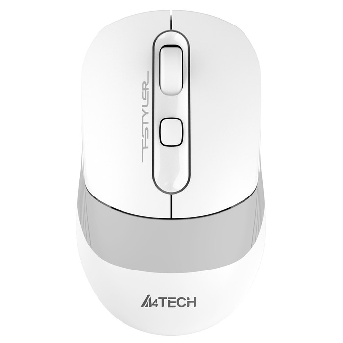 Мышь A4Tech Fstyler FB10C белый/серый оптическая (2400dpi) беспроводная BT/Radio USB (4but)   102939