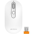 Мышь A4Tech Fstyler FG20S белый/серый оптическая (2000dpi) silent беспроводная USB для ноут   102939 - Фото 2