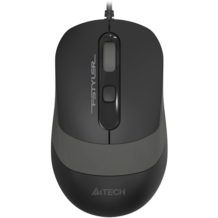 Мышь A4Tech Fstyler FM10ST серый/черный оптическая (1600dpi) silent USB для ноутбука (3but)   102939 - Фото 1