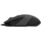 Мышь A4Tech Fstyler FM10ST серый/черный оптическая (1600dpi) silent USB для ноутбука (3but)   102939 - Фото 2