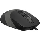 Мышь A4Tech Fstyler FM10T серый/черный оптическая (1600dpi) USB для ноутбука (3but) - Фото 3