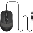 Мышь A4Tech Fstyler FM10T серый/черный оптическая (1600dpi) USB для ноутбука (3but) - Фото 8