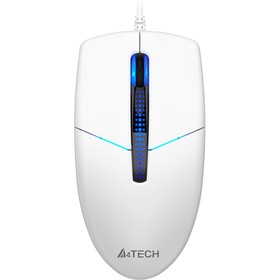 Мышь A4Tech N-530 белый оптическая (1200dpi) USB (2but)