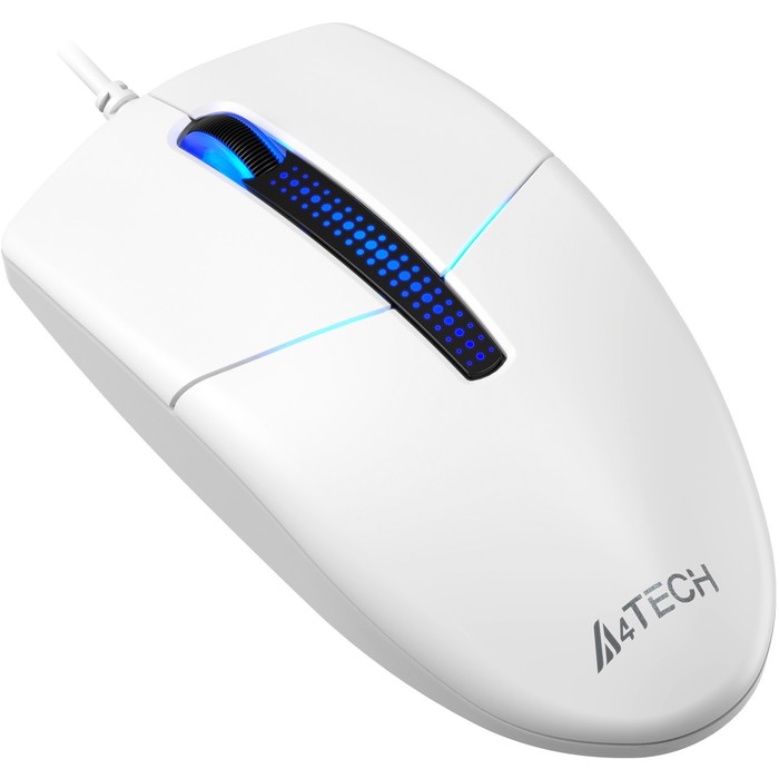 Мышь A4Tech N-530 белый оптическая (1200dpi) USB (2but) - фото 51512269