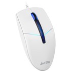Мышь A4Tech N-530 белый оптическая (1200dpi) USB (2but) - фото 51512270 Мышь A4Tech N-530 белый оптическая (1200dpi) USB (2but) - фото 51512270