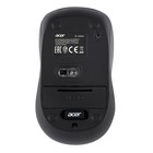 Мышь Acer OMR131 черный оптическая (1000dpi) беспроводная USB для ноутбука (2but) - Фото 2