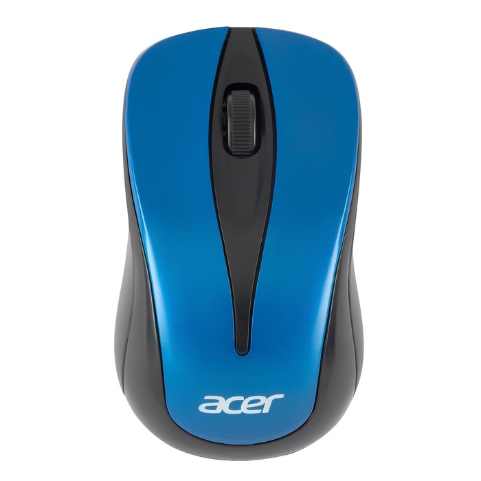 Мышь Acer OMR132 синий/черный оптическая (1000dpi) беспроводная USB для ноутбука (2but) - Фото 1