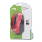 Мышь Acer OMR136 красный оптическая (1000dpi) беспроводная USB для ноутбука (2but) - Фото 8