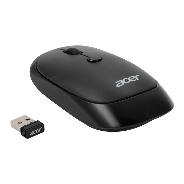 Мышь Acer OMR137 черный оптическая (1600dpi) беспроводная USB (3but) - фото 51512339