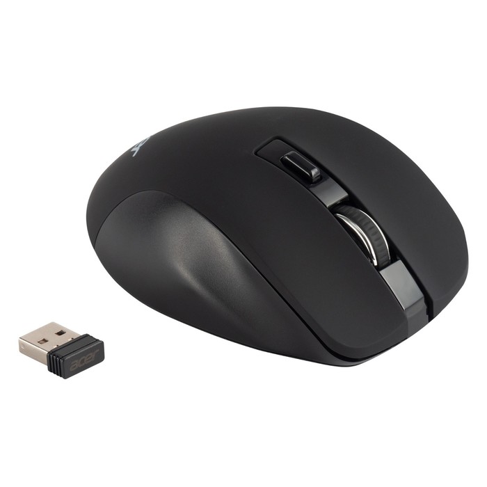 Мышь Acer OMR140 черный оптическая (1600dpi) беспроводная USB (6but) - фото 51512356