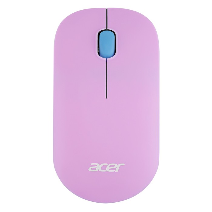 Мышь Acer OMR200 зеленый/фиолетовый оптическая (1200dpi) беспроводная USB для ноутбука (2bu   102939 - Фото 1