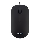 Мышь Acer OMW122 черный оптическая (1200dpi) USB (3but) - Фото 1