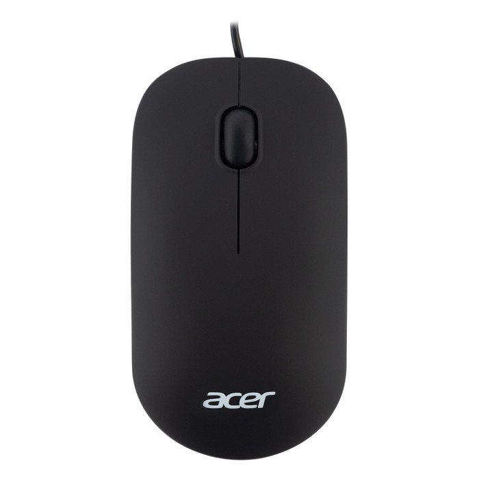 Мышь Acer OMW122 черный оптическая (1200dpi) USB (3but) - Фото 1