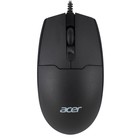 Мышь Acer OMW126 черный оптическая (1000dpi) USB (2but) - фото 51512454