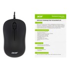 Мышь Acer OMW140 черный оптическая (1200dpi) USB (3but) - Фото 8