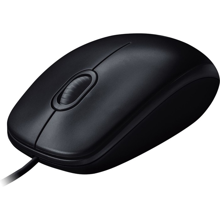 Мышь Logitech M100 черный оптическая (1000dpi) USB (2but) - фото 51512682