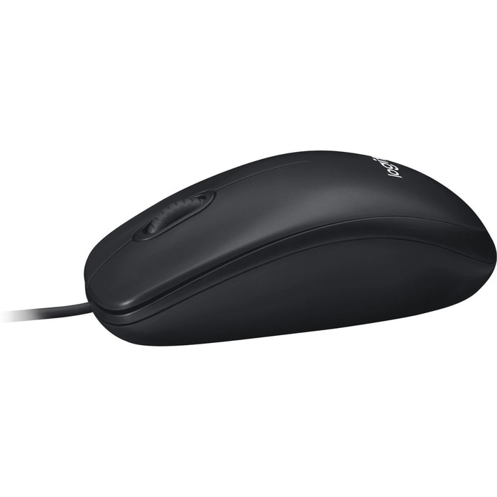 Мышь Logitech M100 черный оптическая (1000dpi) USB (2but) - фото 51512683