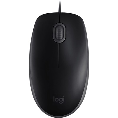 Мышь Logitech M110 черный/серый оптическая (1000dpi) USB (2but)