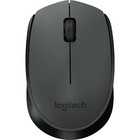 Мышь Logitech M170 черный/темно-серый оптическая (1000dpi) беспроводная USB для ноутбука (2   102940 - фото 51512684