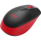 Мышь Logitech M190 красный/черный оптическая (1000dpi) беспроводная USB (2but) - фото 51512699 Мышь Logitech M190 красный/черный оптическая (1000dpi) беспроводная USB (2but) - фото 51512699