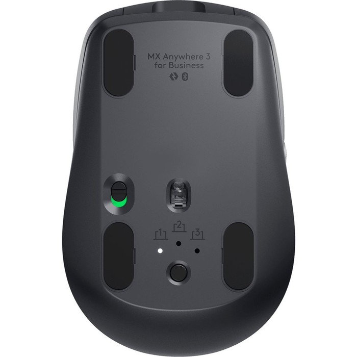 Мышь Logitech MX Anywhere 3 графитовый лазерная (4000dpi) беспроводная BT/Radio USB для ноу   102940 - фото 51653903