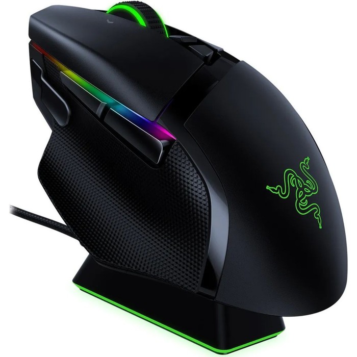 Мышь Razer Basilisk Ultimate Doc черный оптическая (20000dpi) беспроводная USB (7but) - фото 51524937