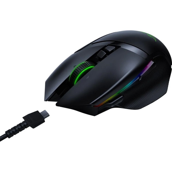 Мышь Razer Basilisk Ultimate Doc черный оптическая (20000dpi) беспроводная USB (7but) - фото 51524943