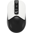 Мышь A4Tech Fstyler FG12 Panda белый/черный оптическая (1200dpi) беспроводная USB (3but) - Фото 4