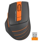 Мышь A4Tech Fstyler FG30S серый/оранжевый оптическая (2000dpi) silent беспроводная USB (6bu   102944 - Фото 3