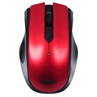 Мышь Acer OMR032 черный/красный оптическая (1600dpi) беспроводная USB (3but) - фото 51513048