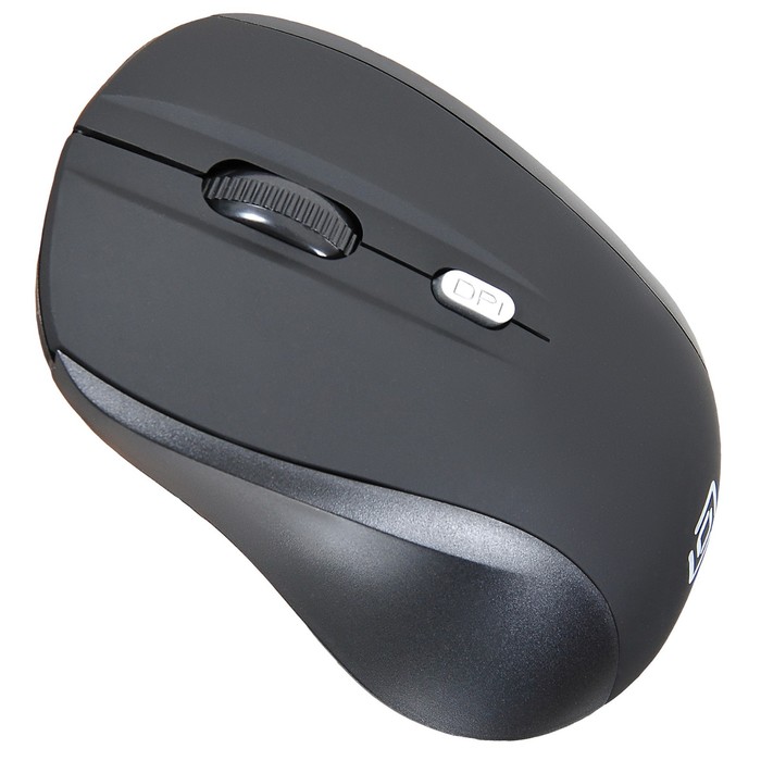 Мышь Оклик 415MW черный оптическая (1600dpi) беспроводная USB для ноутбука (4but) - фото 51513089