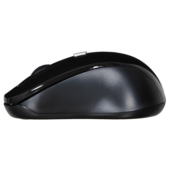 Мышь Оклик 435MW черный оптическая (1600dpi) беспроводная USB для ноутбука (4but) - фото 51513097