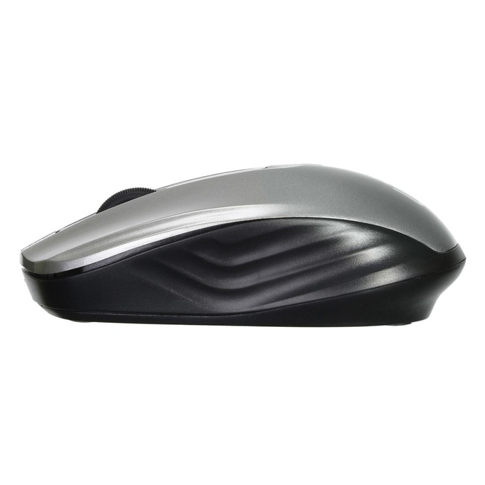 Мышь Оклик 475MW черный/серый оптическая (1000dpi) беспроводная USB для ноутбука (3but) - фото 51513132