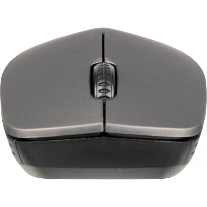 Мышь Оклик 486MW черный/серый оптическая (1600dpi) беспроводная USB для ноутбука (3but) - фото 51513180