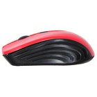 Мышь Оклик 545MW черный/красный оптическая (1600dpi) беспроводная USB для ноутбука (4but) - фото 9782935